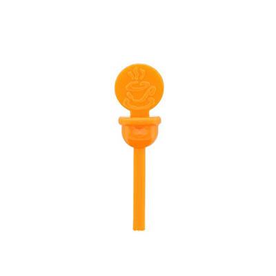 PLUG HOT BEVERAGE SPILL STOPPER ORANGE