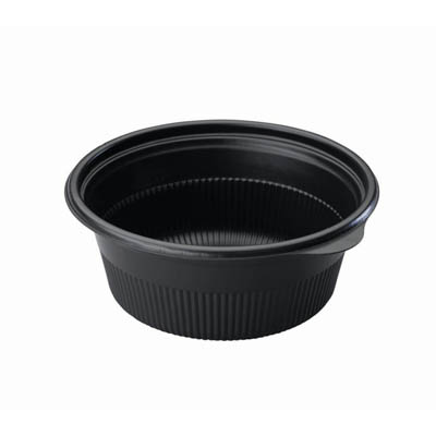 BOWL PLAST 16 OZ BLK