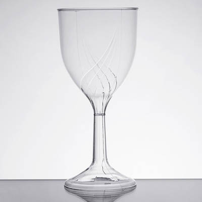 GLASS WINE 6 OZ CLR 1-PIECE