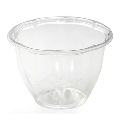 BOWL PLAST 40 OZ ROSEBOWL CLR