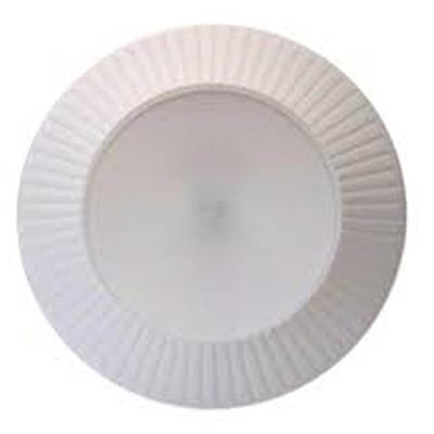 PLATE PLAST 9" WHT DIVINE