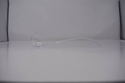 CUTLERY LADLE PLAST 2 OZ CLR IND/WRAP