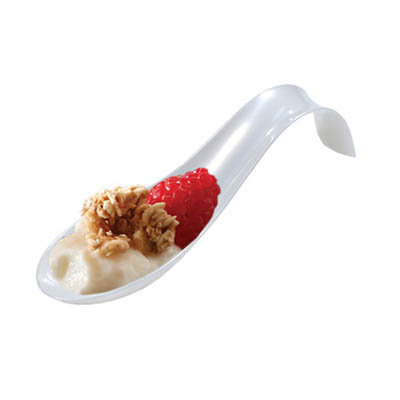 CRESCENT SPOON 5" WHT