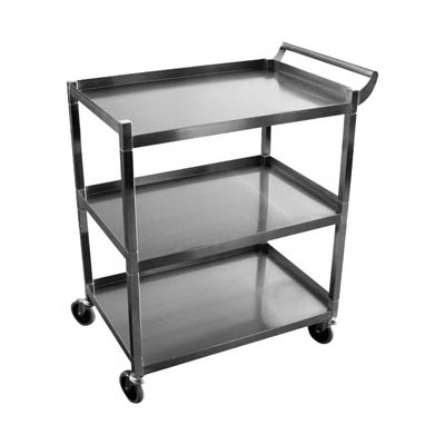 CART UTILITY 3 SHELF S/S 200 CAP