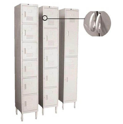 LOCKER 5-TIER 12X20X77 BEIGE