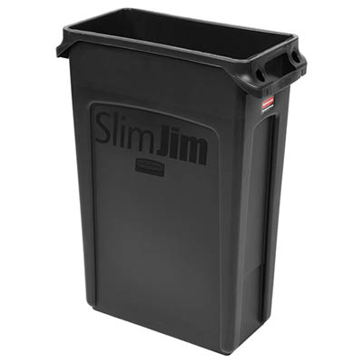 CAN SLIM JIM 23 GAL BLACK INDOO