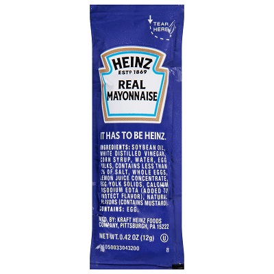 MAYONNAISE HEINZ PKTS