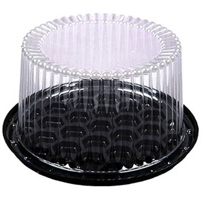 DISPLAY CAKE 7" ROUND BASE BLK