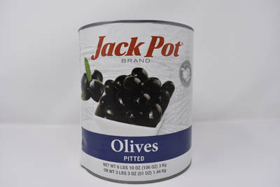 OLIVES BLK WHOLE MED PITTED