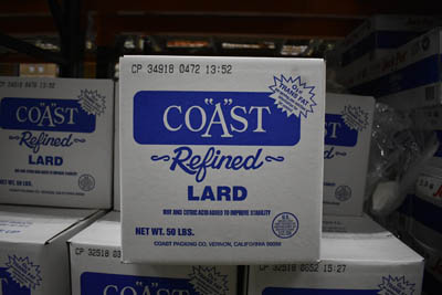 LARD  COAST PACKING (BLUE LBL)