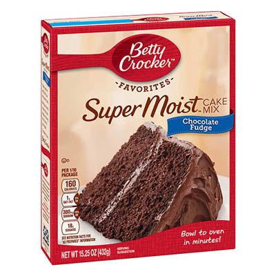 CAKE MIX SUPER MOIST CHOCOLATE FUDGE