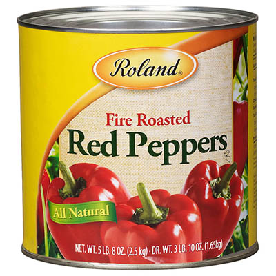 PEPPERS RED WHOLE FIRE ROASTED