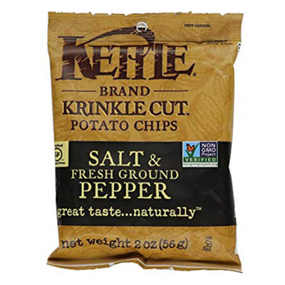 CHIPS POTATO KRINKLE SALT & PEPPER