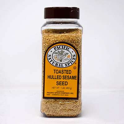 SESAME SEEDS HULLED WHITE TOASTED