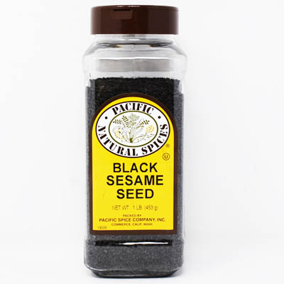 SPICE SESAME SEEDS BLK WHOLE