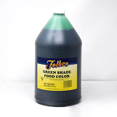 FOOD COLOR GREEN GALLON