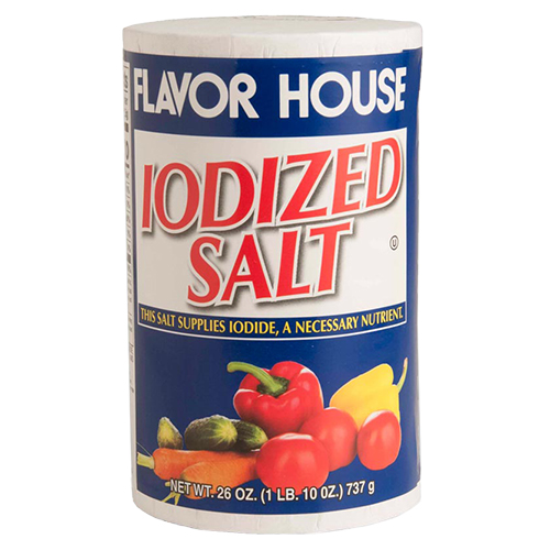 SALT TABLE PLAIN IODIZED #0669