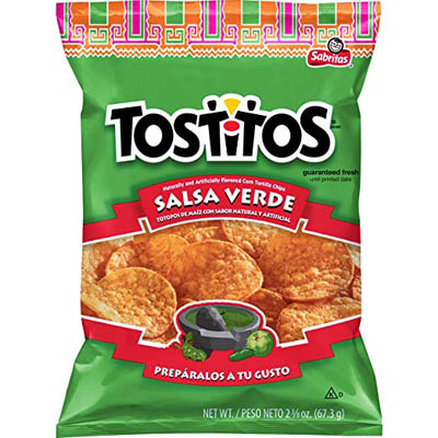 CHIPS TOSTIOS SALSA VERDE