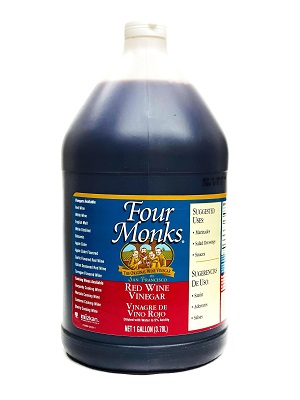 VINEGAR RED WINE 50 GRAIN FOUR MONKS