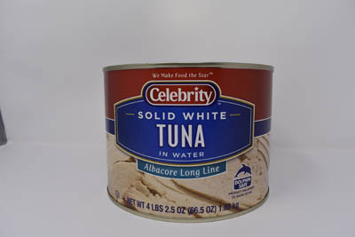 TUNA ALBACORE SOLID WHITE IN WATER