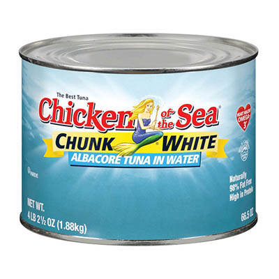 TUNA ALBACORE CHUNK IN WATER