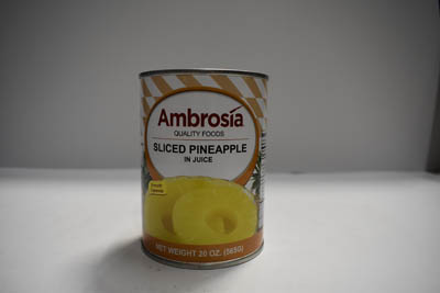 FRUIT PINEAPPLE SLICED IN JCE