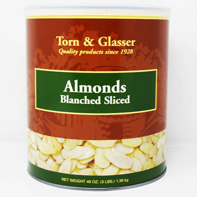 NUTS ALMONDS BLANCHED SLICED