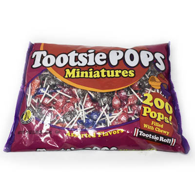 CANDY TOOTSIE MINI POPS ASSORTED