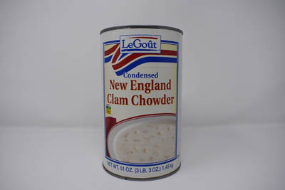 SOUP CLAM CHOWDER NEW ENGLAND CONDENSED