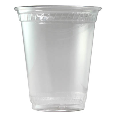 CUP PLAST 7 OZ CLR GREENWARE