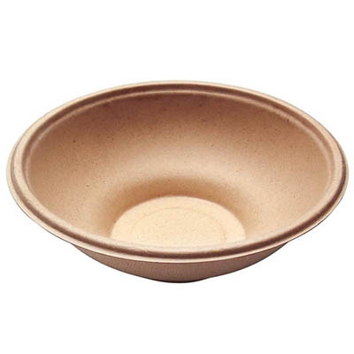 BOWL BAGASSE 22 OZ PFAS FREE NATURAL PLA