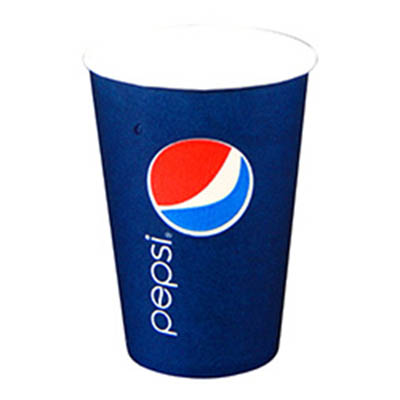 CUP PPR COLD 14/16 OZ PEPSI DESIGN