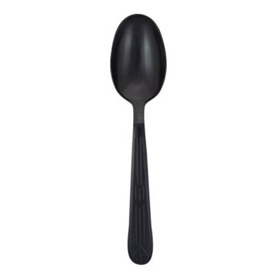 CUTLERY TEASPOON FULL SZ XHVY BLK PP