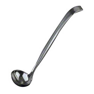 CUTLERY LADLE PLAST 2 OZ BLK IND/WRAP