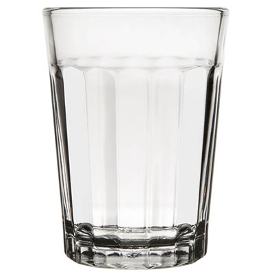 GLASS 8.5 OZ WATER/TUMBLER PANELED