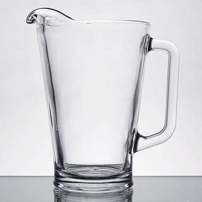 PITCHER 35.5 OZ BEER GLASS CLEAR