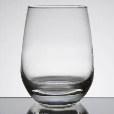 GLASS 15.25 OZ WINE STEMLESS