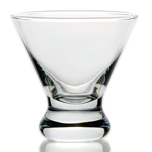 GLASS 8 OZ COSMOPOLITAN SAFEDGE RIM