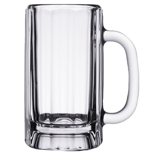 MUG 16 OZ BEER GLASS PANELED