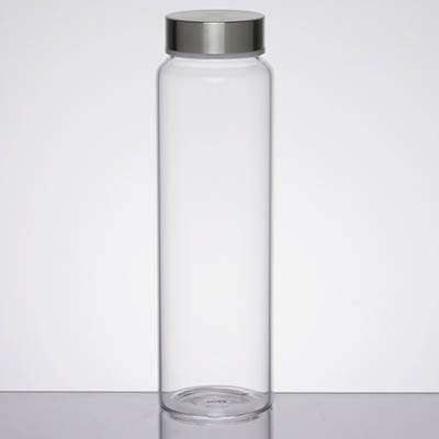 BOTTLE 33 OZ WATER GLASS W/ S/S CAP