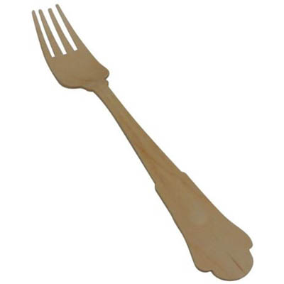 Individual FoodService | CUTLERY FORK WOODEN STERLING