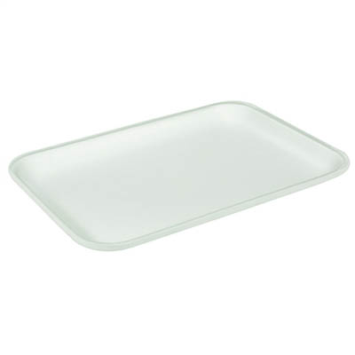 TRAY FOAM MEAT #25S WHITE