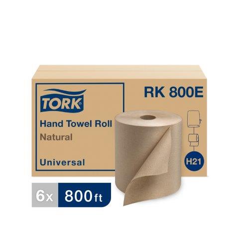 TOWEL ROLL UNIV BRN SCA RK800E