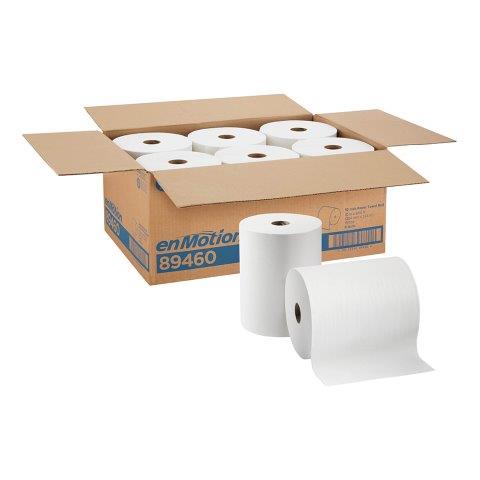 TOWEL ROLL ENMOTION 10" WHITE