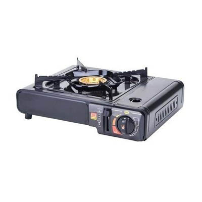 STOVE BUTANE GAS PORTABLE COOKER BLACK