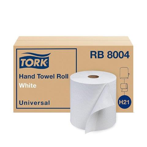 TOWEL ROLL UNIVERSAL 1P NAT/WHT