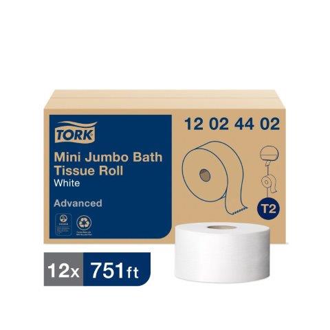 TISSUE BATH MINI JUMBO WHT SCA 12024402