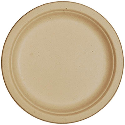 PLATE BAGASSE 9" FIBER