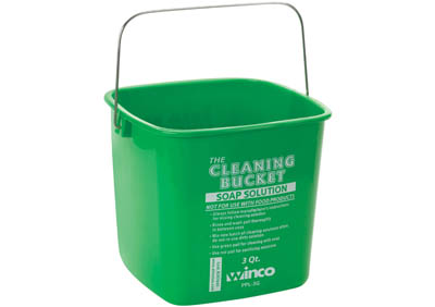 BUCKET 3 QT CLEANING GREEN
