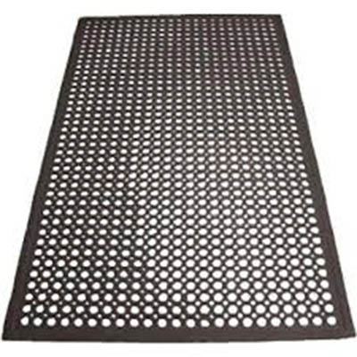 MAT 3X5X3/8 RUBBER BEVELED BLACK